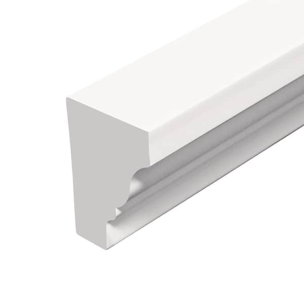 Pvc Rake Molding PVC - Crown Moulding - Ceiling Moulding - The Home Depot