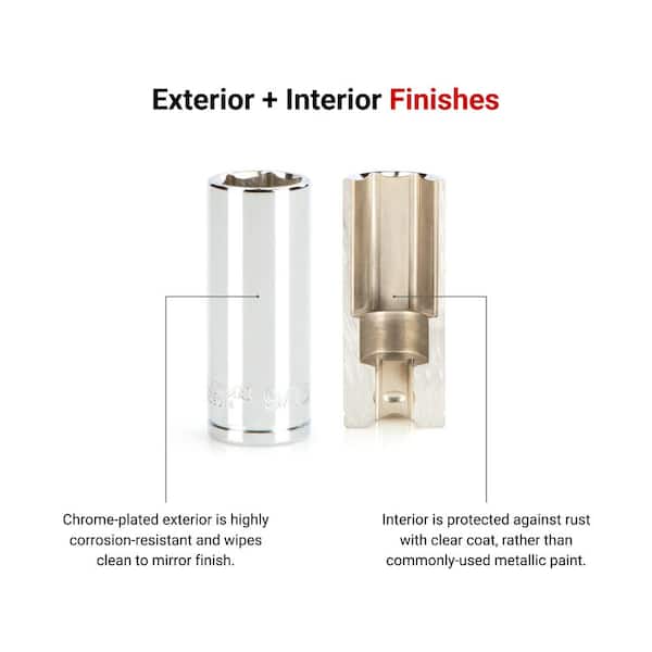 TEKTON 1/4 in. Drive x 3/16 in. Deep 6-Point Socket SHD03003 - The