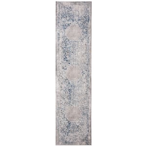 SAFAVIEH Invista Cream/Gray 2 ft. x 8 ft. Abstract Runner Rug INV431A-28 -  The Home Depot