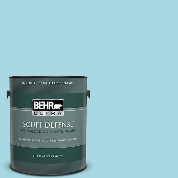 BEHR ULTRA 1 gal. #530C-3 Winsome Hue Extra Durable Semi-Gloss Enamel Interior Paint & Primer