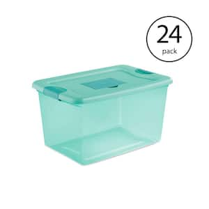 Enamel Food Storage Container with Lid - Flat XL