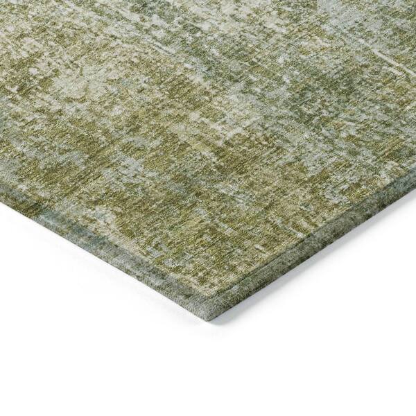Chantille Machine Washable Indoor/Outdoor Abstract ACN1765 Aloe 3 ft. x 4 ft. Area Rug
