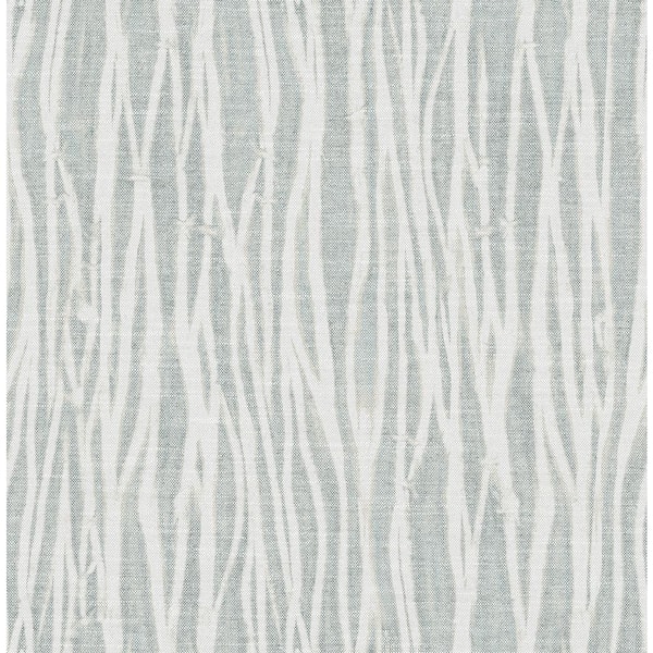SCOTT LIVING Nazar Light Grey Stripe Strippable Non Woven Wallpaper