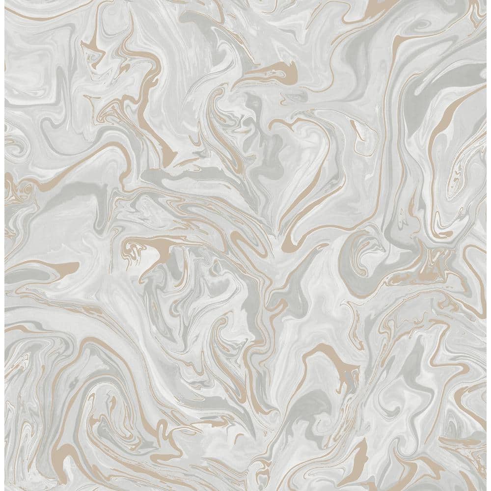 Fine Decor Suave Light Grey Marble Non-Pasted Paper Matte Wallpaper ...