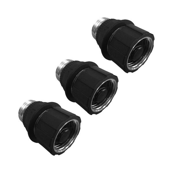AQUA JOE No-Splash Quick Connect Adapters (3-Count) AJQC-3PK - The Home  Depot