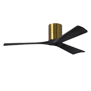 Irene-3H 52 in. Indoor/Outdoor Brushed Brass Ceiling Fan