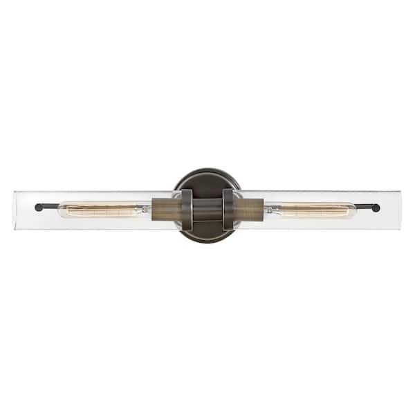 HINKLEY Vaughn 25.0 in. 2 Light Black Oxide Vanity Light