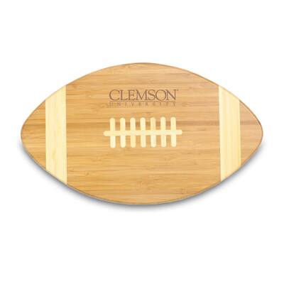 Clemson Tigers Touchdown Bamboo Cutting Board