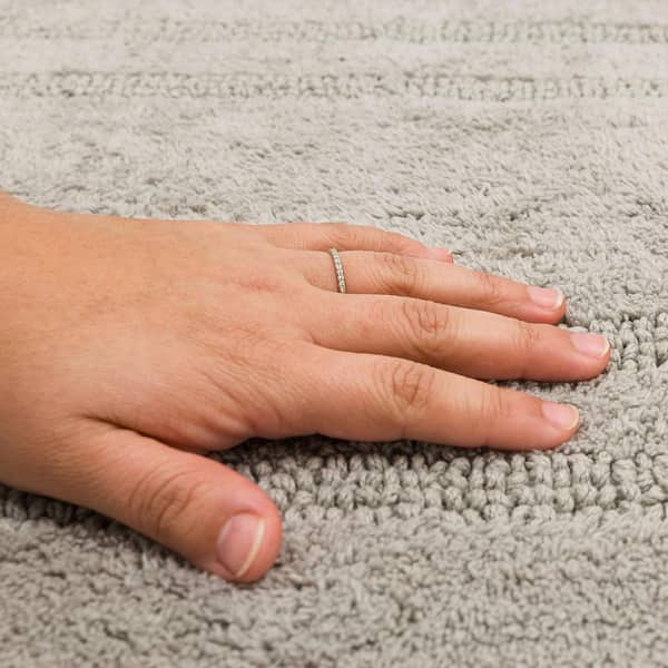 Home Decorators Collection Shadow Gray 17 in. x 24 in. Cotton Reversible Bath  Rug (Set of 2) HMT436_Shadow G - The Home Depot