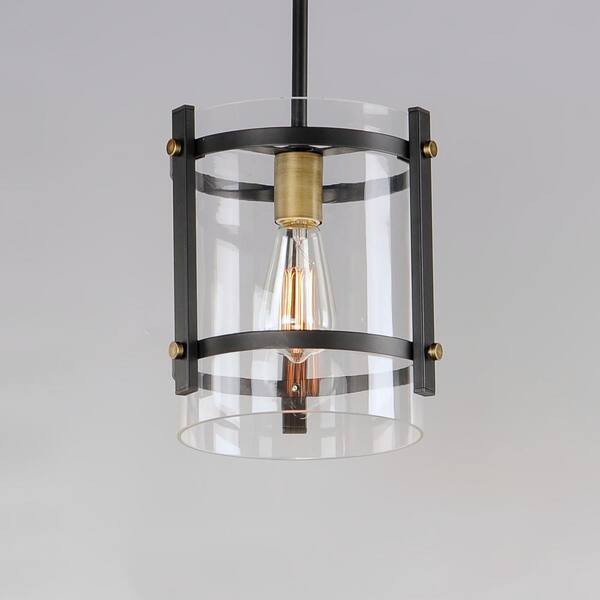 Maxim Lighting - Capitol 1-Light Black Pendant Light