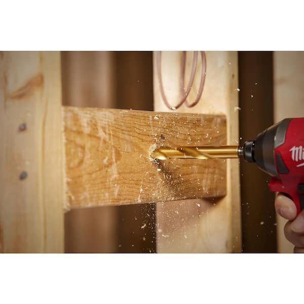 Milwaukee SHOCKWAVE 9/32 in. Titanium Drill Bit 48-89-4615 - The