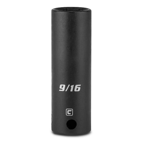 3/8 in. Drive 9/16 in. 6-Point SAE Deep Impact Socket