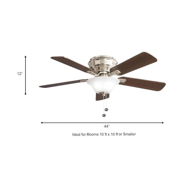 Hawkins 44 in. Brushed Nickel Ceiling Fan Replacement Light Kit Hawkins 44 in. Brushed Nickel Ceiling Fan Replacement Light Kit