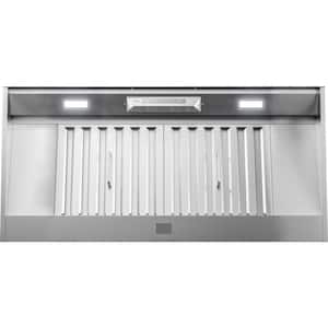 Monsoon Connect 42 in. 700 CFM Insert Mount Range Hood with LED Light in Stainless Steel