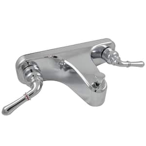 Mobile Home and RV 8 in. 2-Handle Centerset Wall-Mount Roman Tub Faucet in Chrome