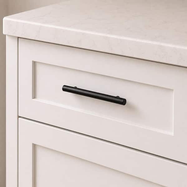 10-Pack Hollis 3 in. (76mm) Matte Black Cabinet Bar Pulls