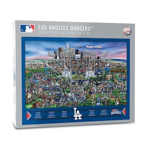 LA Dodgers Baseball Puzzle - Equivalent Fractions/Mixed Numbers