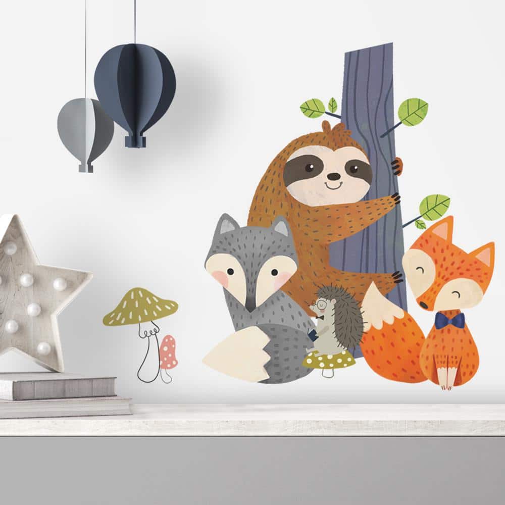 Forest Friends Giant Peel and Stick Vinyl Wall Decals