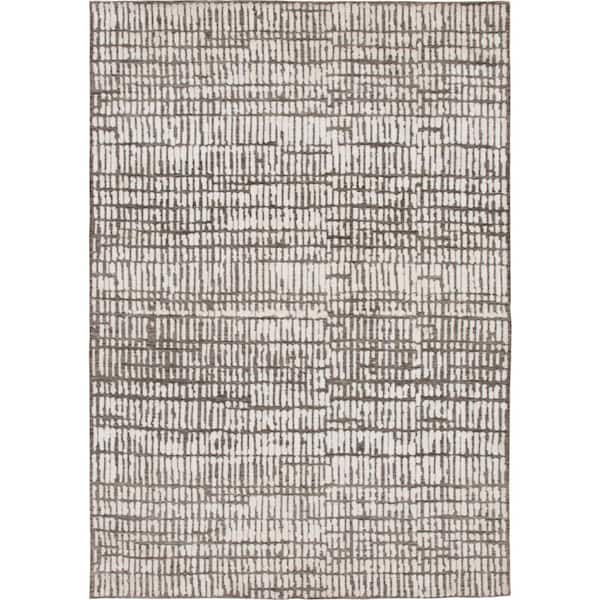 Unbranded Colton Ivory/Gray 5 ft. x 7 ft. Area Rug