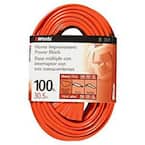 100 ft. 14/3 SJTW Multi-Outlet (3) Medium-Duty Extension Cord
