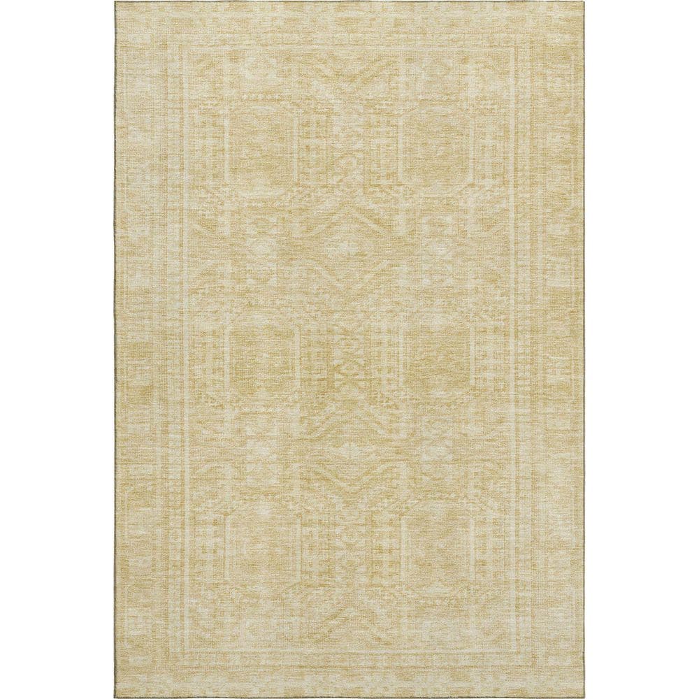 Mayfield Premium Machine Washable Abstract AMF1920 Wheat 9 ft. x 12 ft. Area Rug price history on PriceWatchPro