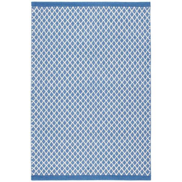 Mainsail Handwoven French Blue 5 ft. x 8 ft. Outdoor Area Rug