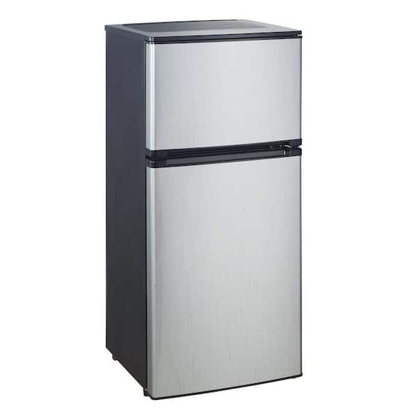 Vissani 4.5 cu. ft. Mini Refrigerator in Stainless Look, ENERGY STAR