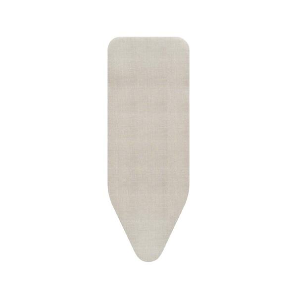 Brabantia Cotton Ironing Board Cover with Foam Padding, Denim Gray, Large Size C (53.5 in. D x 23.6 in. W x 0.4 in. H)
