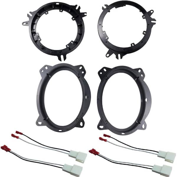 Speaker Spacer 6 Inch to 6-3/4 in. and 6x9 Inch Adapter with Wiring Harness for Toyota Lexus Subaru Scion