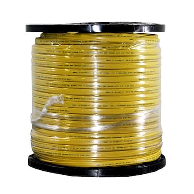 1000 ft. 12/3 Yellow Solid CerroMax SLiPWire CU NM-B W/G Wire