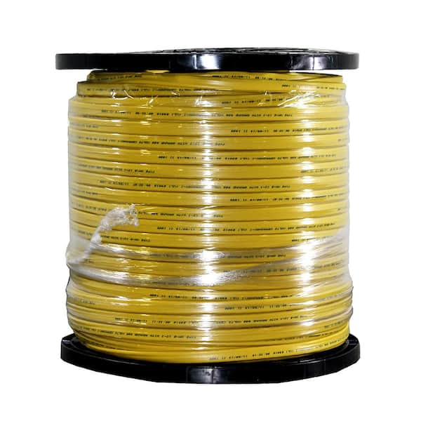 Cerrowire 1000 Ft. 12/3 Yellow Solid CerroMax SLiPWire Copper NM-B Wire ...