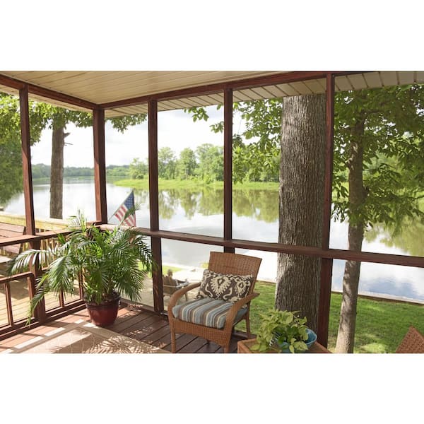 36 in. x 25 ft. Charcoal Aluminum Screen