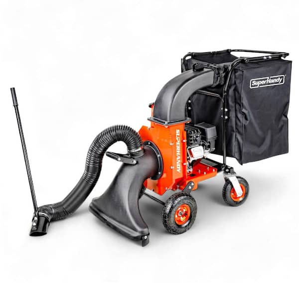 Leaf Vacuum & Wood Chipper – 7 HP 209cc Gas Engine, 6 Bushel Collection Bag, 10:1 Mulch Ratio, Dual Function
