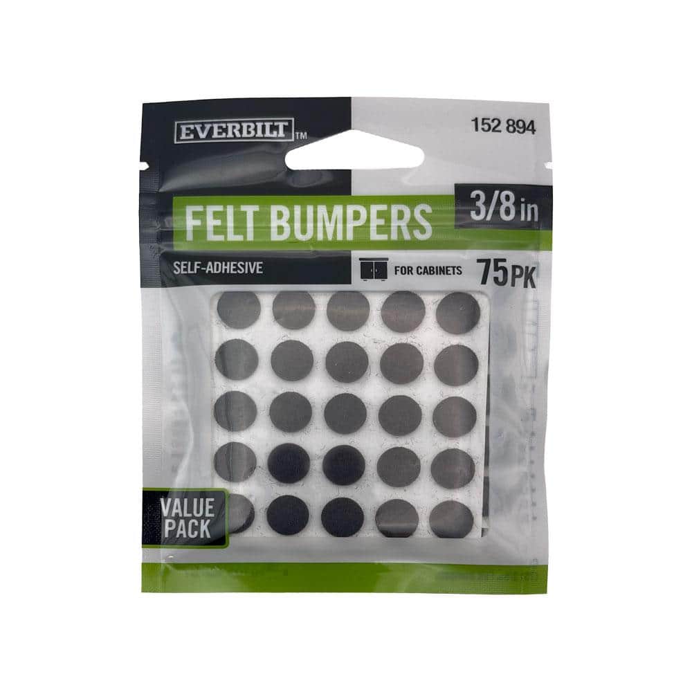 Reviews for Everbilt 3/8 in. Brown SelfAdhesive Felt Pads (75Pack