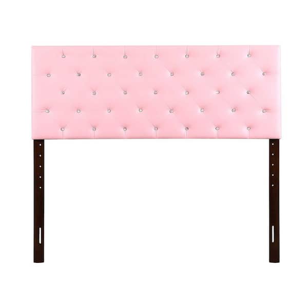 AndMakers Super Nova 2 Pink Tufted Full Headboard