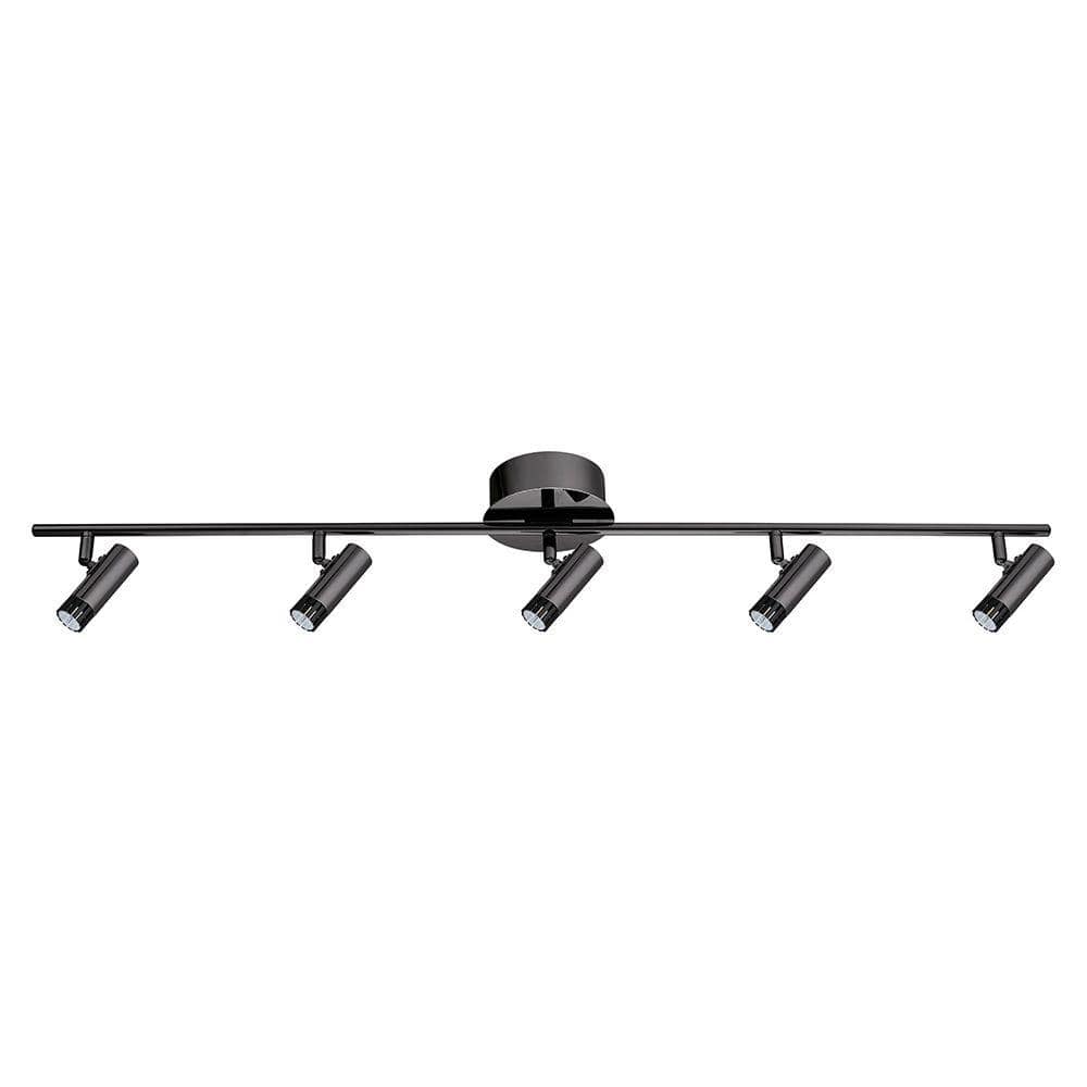 Lianello 3 ft. 5-Light Black LED Track Lighting