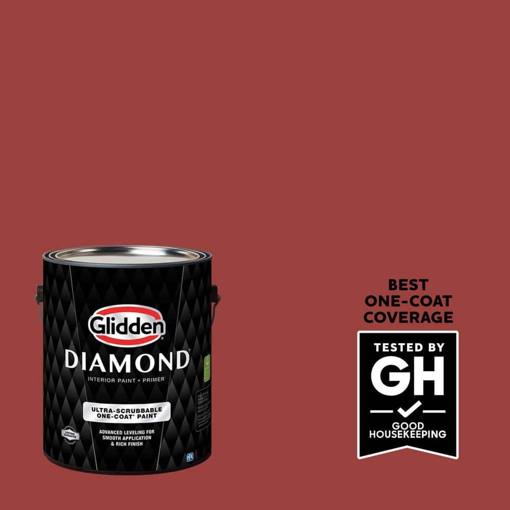 Glidden Diamond 1 gal. PPG1058-7 Autumn Ridge Flat Interior Paint