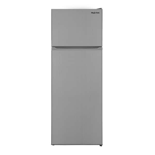 Magic Cool 7.4 cu. ft. Built In and Standard Apartment Size Top Freezer Refrigerator in Stainless Steel