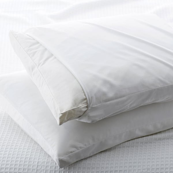 The Company Store 300-Thread Count Cotton Sateen Euro Gusset Pillow Protector
