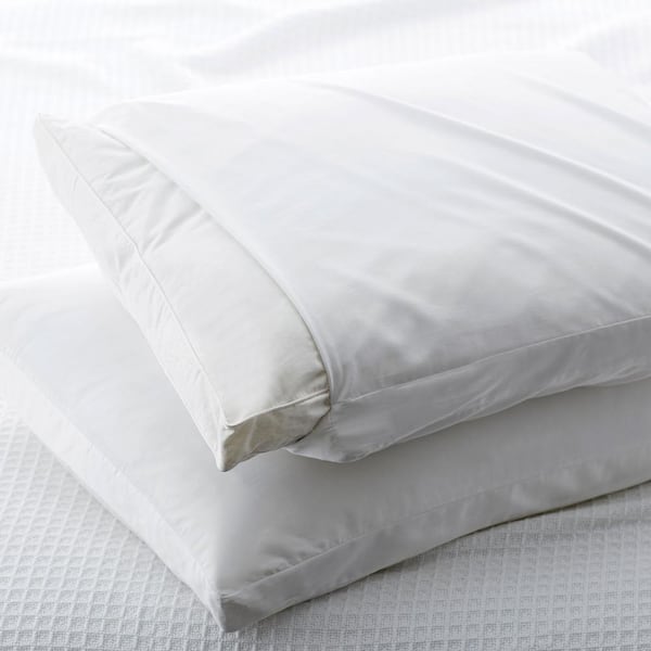 The Company Store 300-Thread Count Cotton Sateen Standard Gusset Pillow Protector