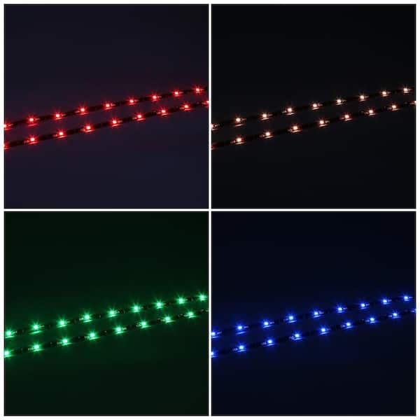 Trein zout een vergoeding EcoSmart 48 in. USB LED Strip Light (2-Pack) LS520RGB-48inch - The Home  Depot