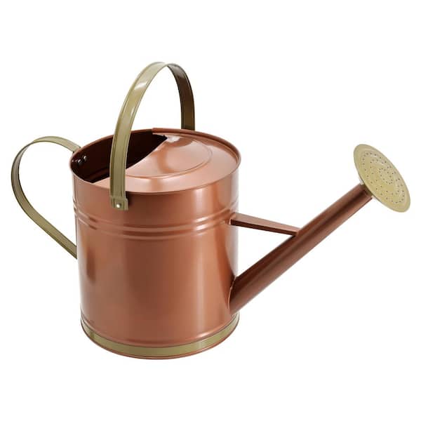 Arcadia Garden Products Classic 2.6 Gal. Bronze Metal Watering Can