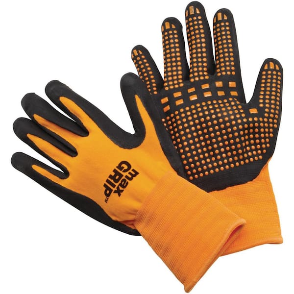 MidWest Quality Gloves, Inc. Small/Medium Yellow Nitrile Dipped