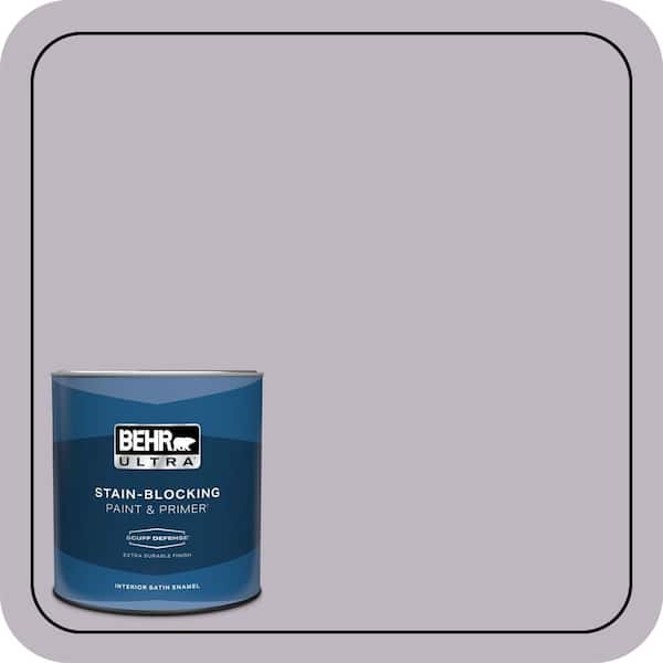 BEHR ULTRA 1 qt. #PPU16-09 Aster Extra Durable Satin Enamel Interior Paint & Primer