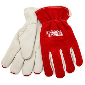 Extra Large Red Metal Working Gloves