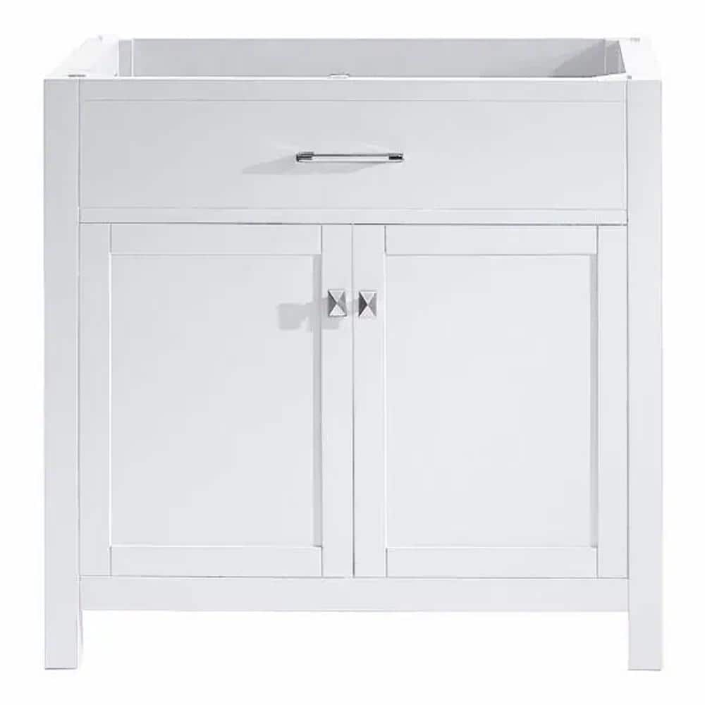 Virtu USA Caroline Madison 36 in. W x 22 in. D x 34 in. H Single Sink