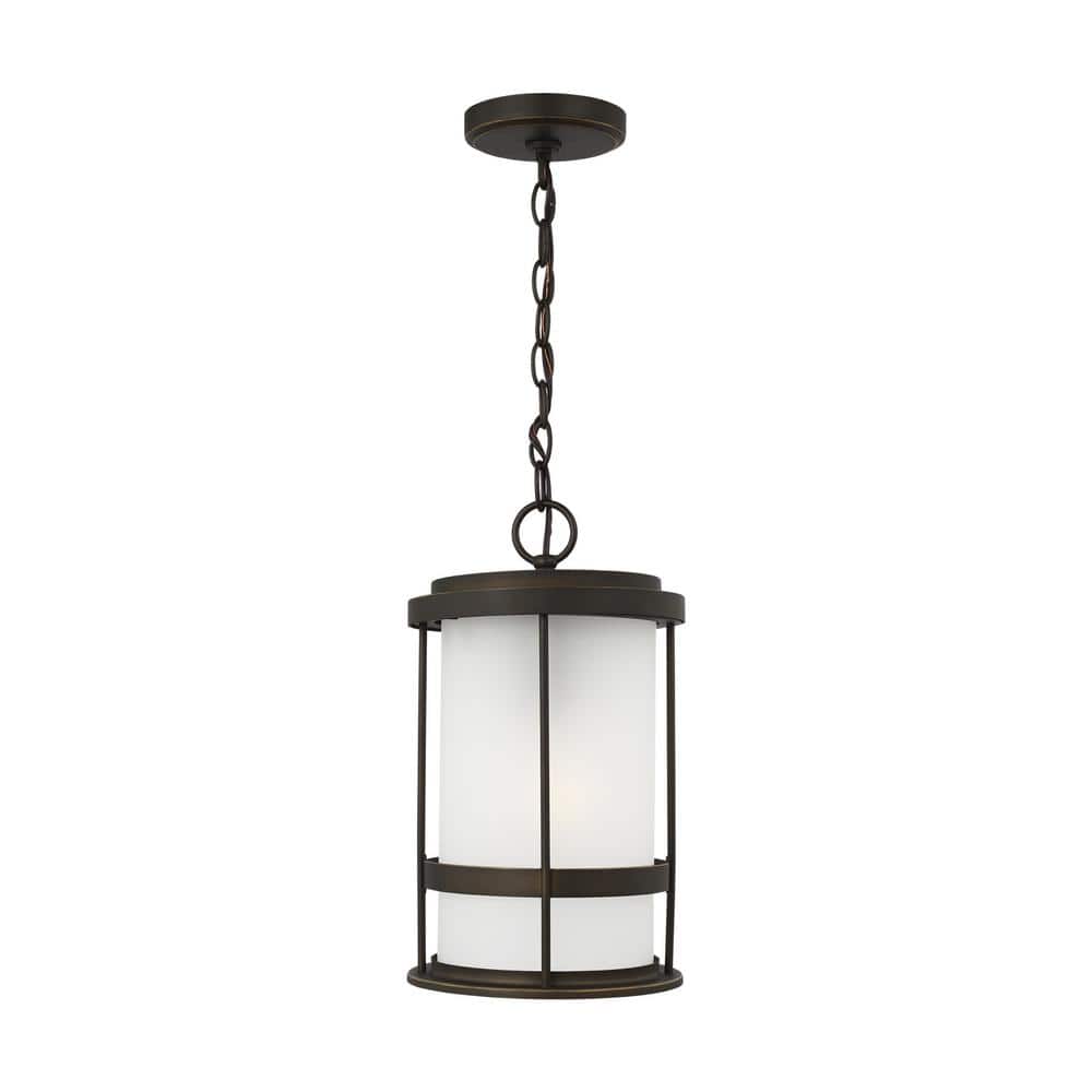 Wilburn 1-Light Antique Bronze Outdoor Pendant Light price history on PriceWatchPro