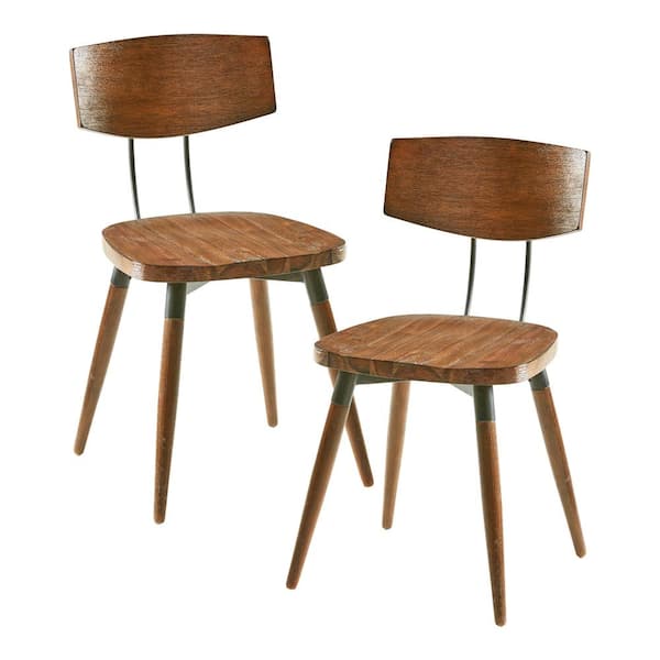 INK+IVY Frazier Brown Dining Chair Set of 2