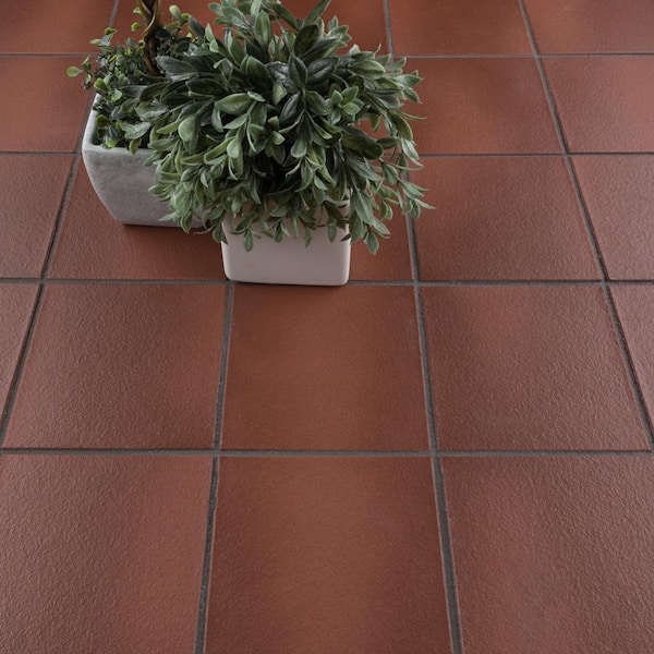 Merola Tile Quarry Flame Red 5 7 8 In