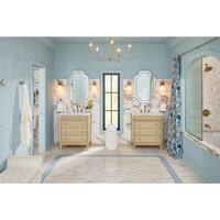 Danby 30 in. Single Sink Platinum Oak Bath Vanity with White Engineered Marble Top (Assembled)